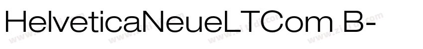 HelveticaNeueLTCom B字体转换